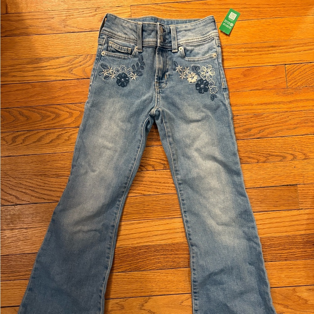 Girls  Blue Embroidered GAP Jeans